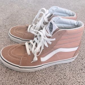 Pale pink vans